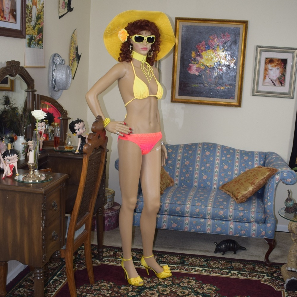 TWO COLOR SWIM BIKINI
